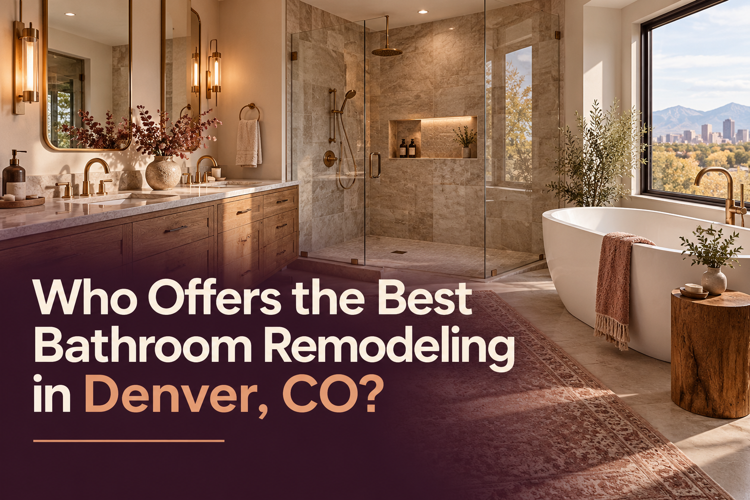 who offers the best bathroom remodeling in Denver, CO?