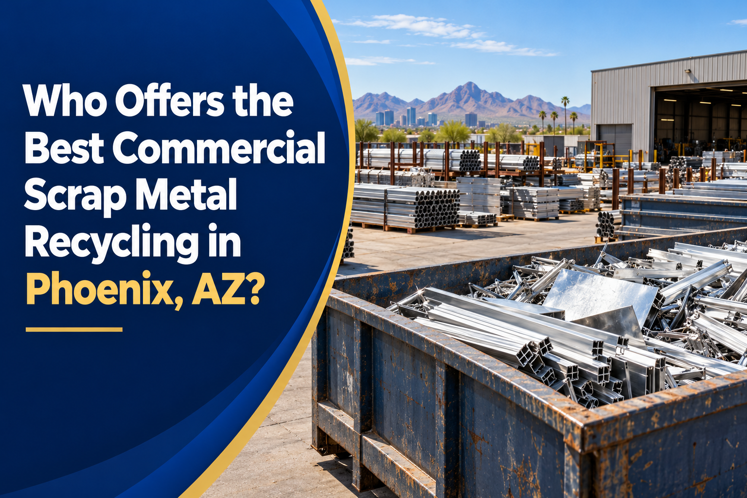 who offers the best commercial scrap metal recycling in Phoenix arizona?